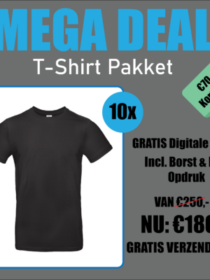 MEGA DEAL 10x T-Shirt Pakket