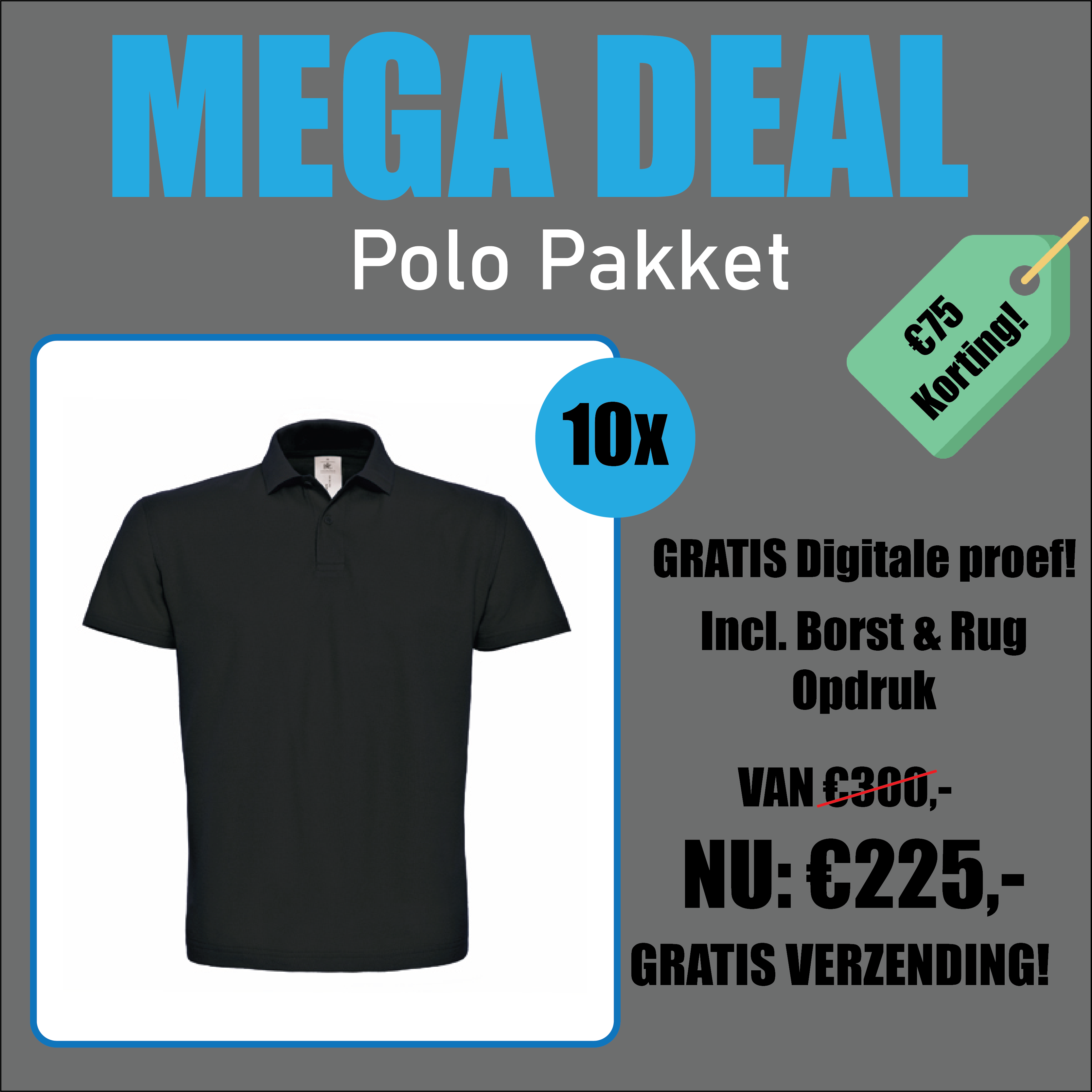 MEGA DEAL 10x Polo Pakket